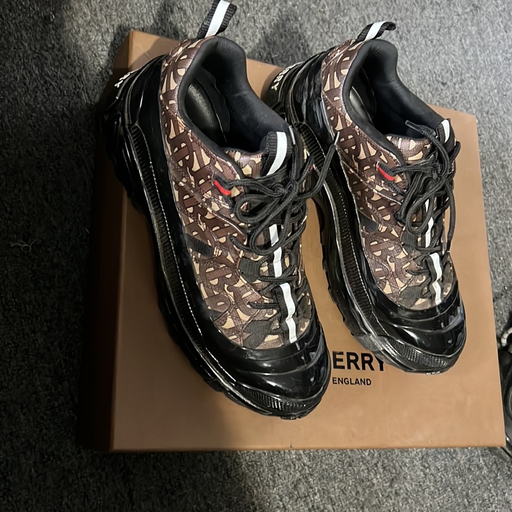 Burberry Bridal Brown Low Top Sneaker